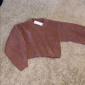 Urban Outfitters rose colored sweater, size small